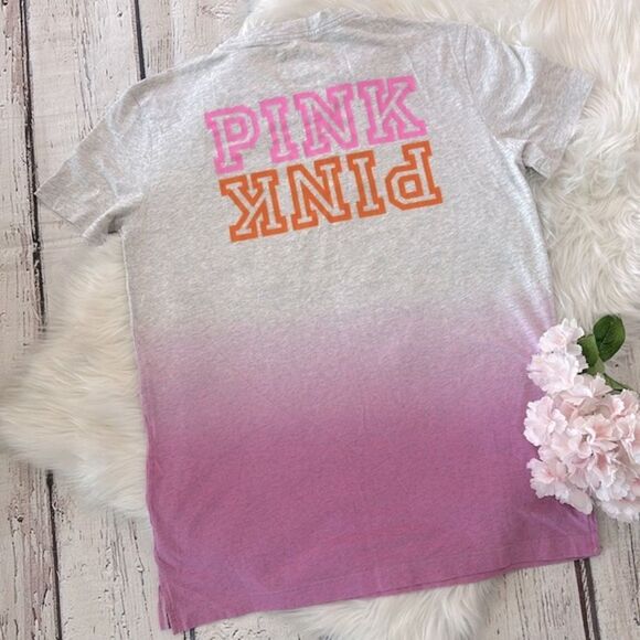 PINK
CAMPUS DIPPED DYE COTTON TEE SIZE SMALL - Picture 1 of 7